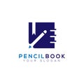 The Book Paper Pencil Logo