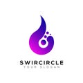 The Abstract Circle Swir Logo
