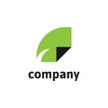 The Green Leaf Paper Logo