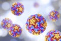 Rhinoviruses, viruses cause common cold and rhinitis