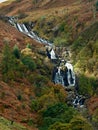 Rhiwargor Falls aka Pistyll Rhyd-y-meinciau. Royalty Free Stock Photo