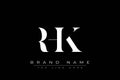RHK abstract letter logo design Royalty Free Stock Photo