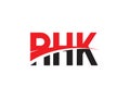 RHK Letter Initial Logo Design Vector Illustration Royalty Free Stock Photo