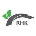 RHK letter logo design on white background. Creative modern RHK letter logo design. Vector design Royalty Free Stock Photo