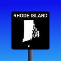 Rhode Island highway sign