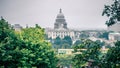 The Rhode Island State House on Capitol Hill in Providence Royalty Free Stock Photo