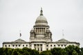 The Rhode Island State House on Capitol Hill in Providence Royalty Free Stock Photo