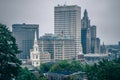 The Rhode Island State House on Capitol Hill in Providence Royalty Free Stock Photo