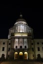 The Rhode Island State House is the capitol of the US state of Rhode Island Royalty Free Stock Photo