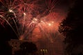 Rhode Island Statehouse with Fireworks for Gloria Gemma Waterfire