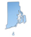 Rhode Island(USA) map