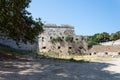 Rhodes ancient old town stone walls