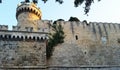 Rhodes fortress. The City Of Rhodes. Rhodes island in Greece