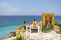 Cave Archangel Michael Panormitis In Rhodes, Greece Royalty Free Stock Photo