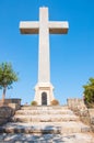 Rhodes, Greece - August 08, 2018: Mount Filerimos on the island of Rodos, Greece