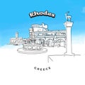 Rhodes Greece famous landmarks