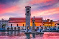 Rhodes, Greece - Mandraki Harbour