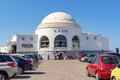 The Ronda restaurant located in a building with white dome in Rhodes Town