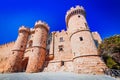 Rhodes, Greece. The Palace of the Grand Master of the Knights of Rhodos Royalty Free Stock Photo