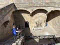 Inner courtyard of the Archaeological Museum of Rhodes