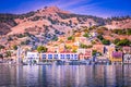 Rhodes, Greece. Symi is a picturesque Greek island in the Aegean Sea