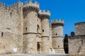 Rhodes island, medieval Grand Master Palace, Greece. Royalty Free Stock Photo