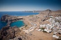 Rhodes, Lindos bay Royalty Free Stock Photo