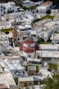 Rhodes Lindos Village Aerial View