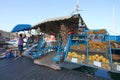 Rhodes Mandraki harbour souvenir shop. Greece