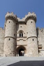 Rhodes Old Town, the Palace of Grand MAsters. Greece Royalty Free Stock Photo