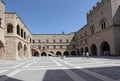 Rhodes Old Town, the Palace of Grand Masters. Greece Royalty Free Stock Photo