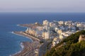 Rhodes town at sunset, Greece