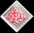 Rhodochrosite, Mineral Heritage Issue serie, circa 1974