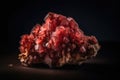 Rhodochrosite Mineral Mineralogy and Geology Cinematic Shot for Educational Materials