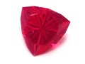 Rhodolite or Ruby gemstone Royalty Free Stock Photo