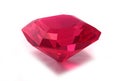 Rhodolite or Ruby gemstone Royalty Free Stock Photo