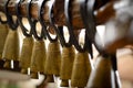 Rhodope bells. Traditional musical instrument in Bulgarian folklore.