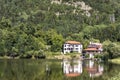 Rhodope Mountains near Smolyan lakes, Bulgaria Royalty Free Stock Photo