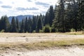 Rhodope Mountains near Smolyan lakes, Bulgaria Royalty Free Stock Photo