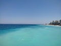 Rhodos beach mediteraneean sea clear Royalty Free Stock Photo