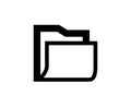File Folder Icon Symbol Sign Design Royalty Free Stock Photo