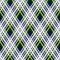 Rhombic tartan seamless bright texture