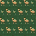 Rhombus eid, camel ramadhan mubarak pattern