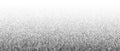 Rhombus gradient halftone texture. Diamond shape dot fading pattern. Abstract geometric particle vanishing gradient
