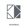 Rhombus icon from Geometry collection.