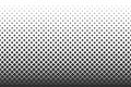 Dotted gradient vector illustration, white and black halftone background