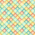 Rhombus seamless pattern. bright colors geometric tiles