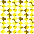 Yellow Triangle Stones Seamless Pattern