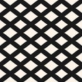 Rhombuses seamless pattern. Geometric texture with crossing line Royalty Free Stock Photo