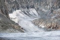 Rhone glacier, close up. Furka pass, Switzerland Royalty Free Stock Photo